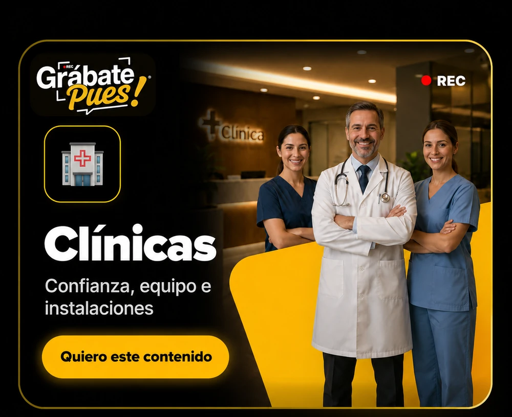Contenido para Clínicas con Grábate Pues