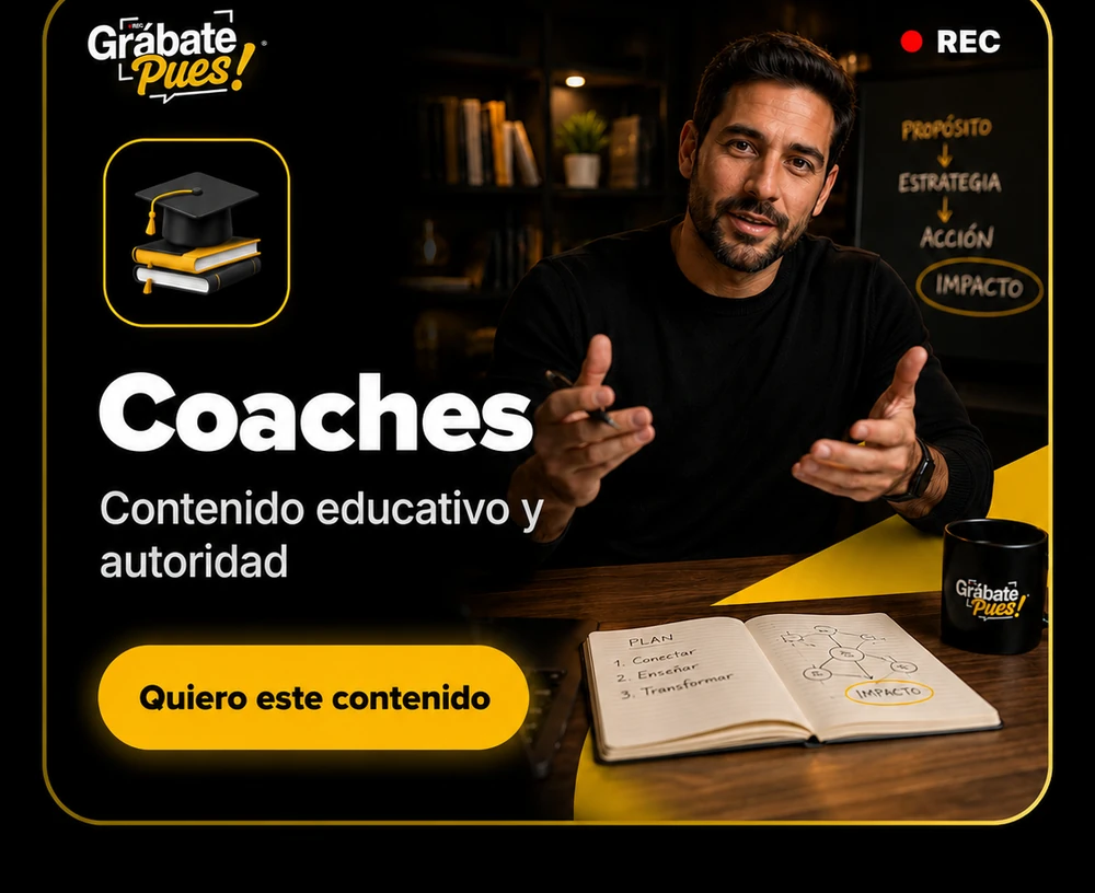 Contenido para Coaches con Grábate Pues